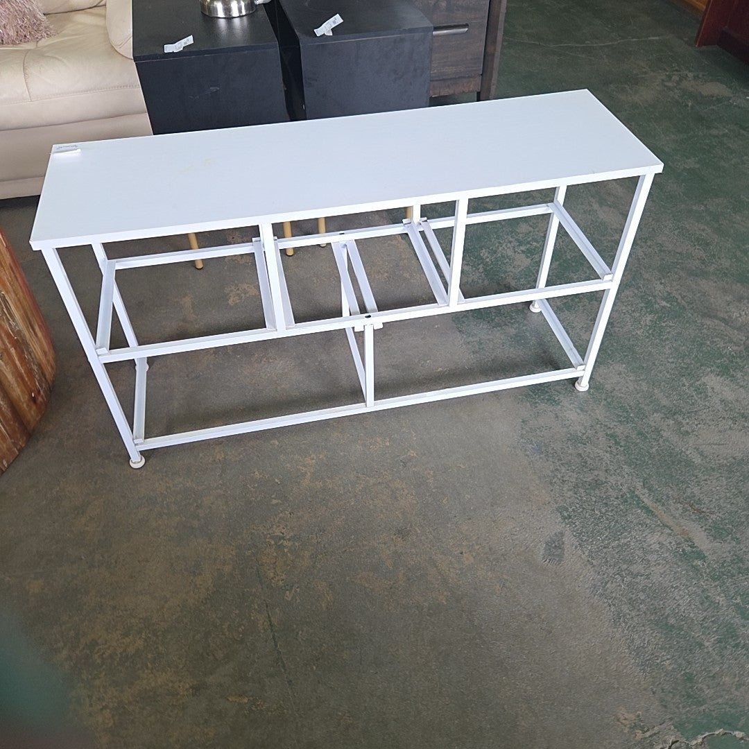 Metal frame desk