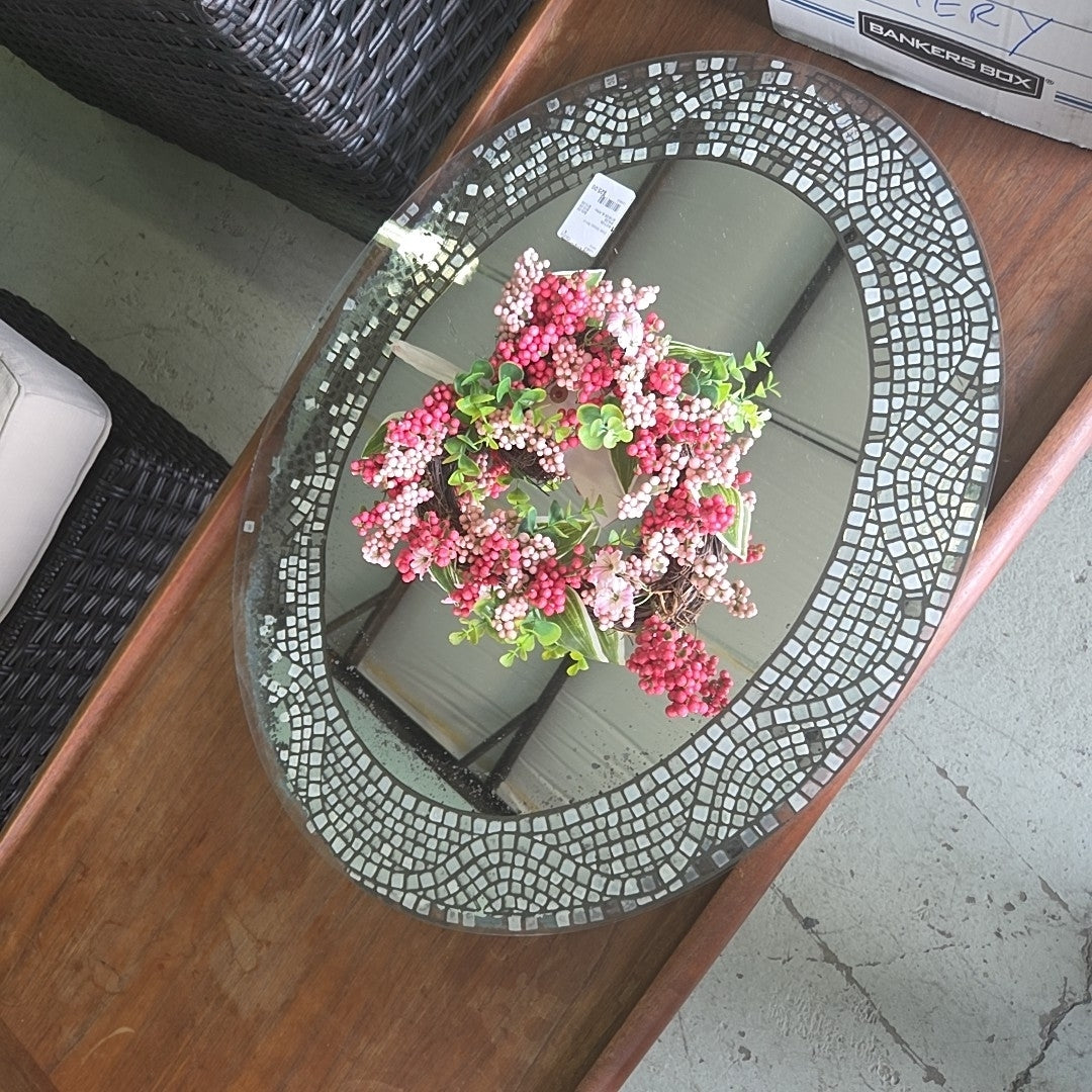 Silver Mosaic Mirror