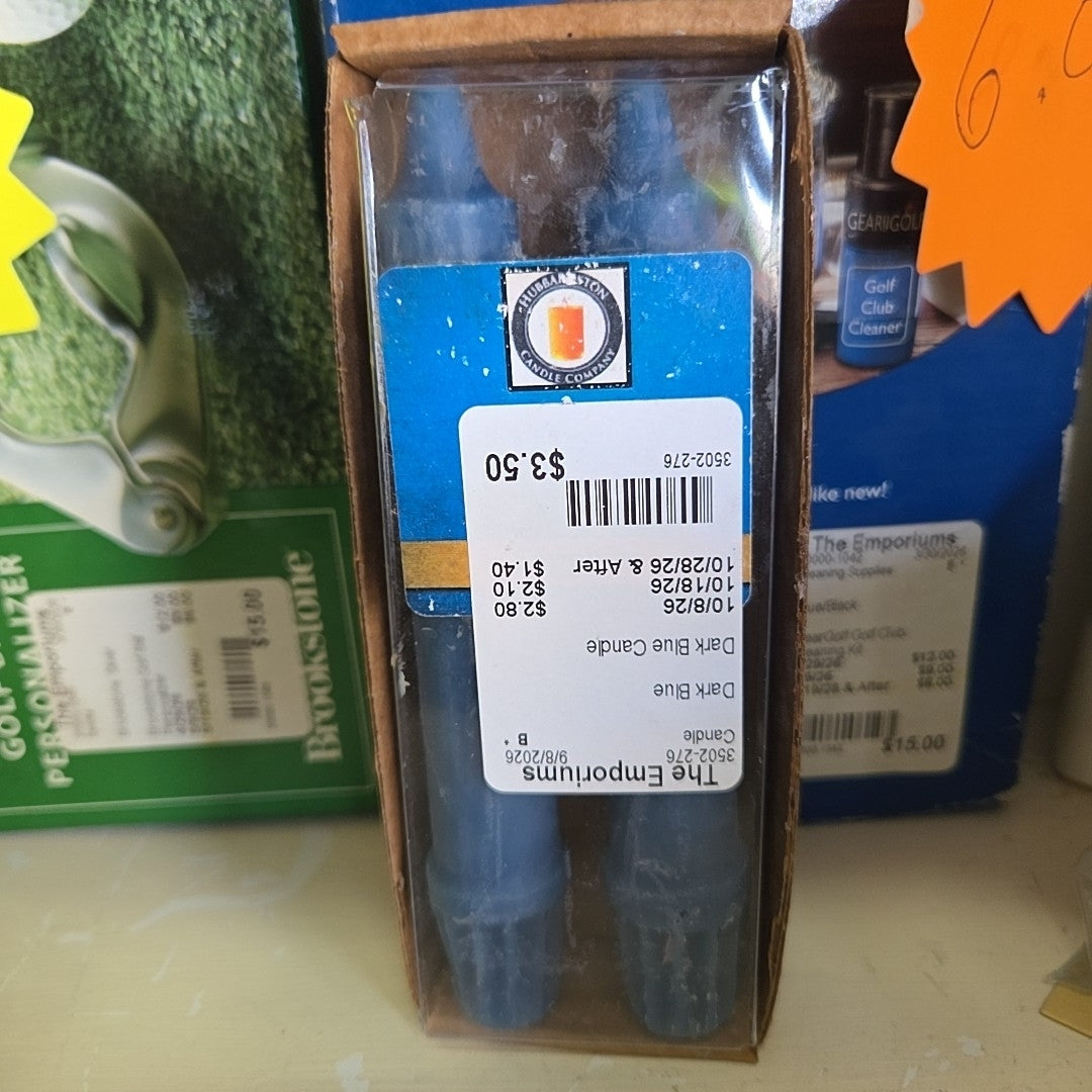 Dark Blue Candle
