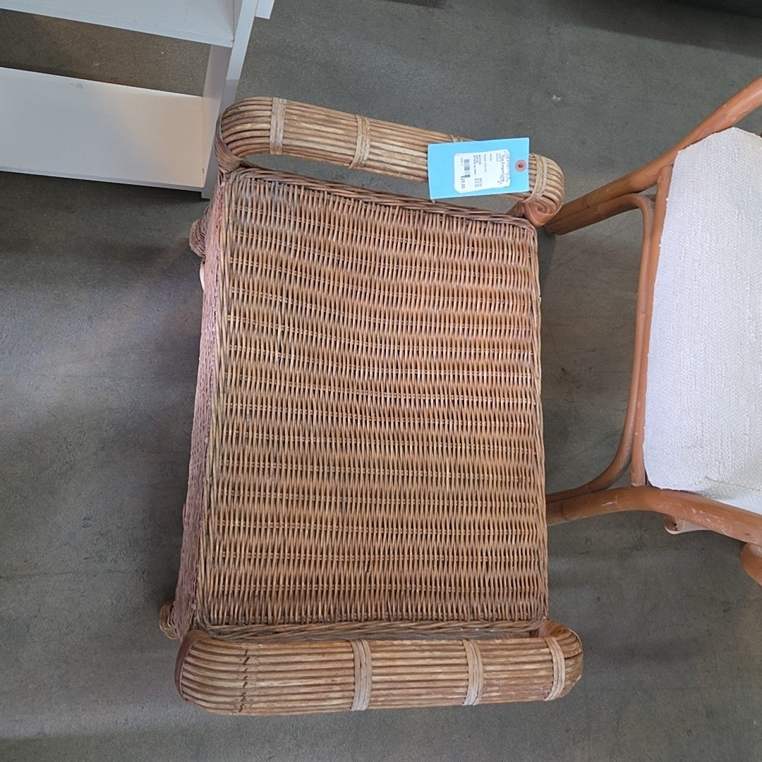 Wicker Ottoman