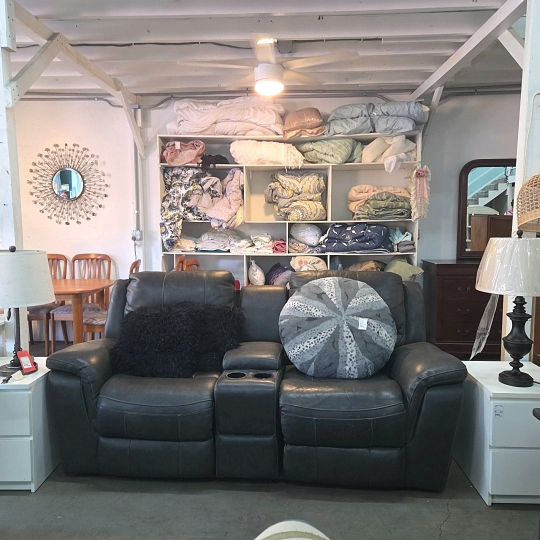 Leather Love seat