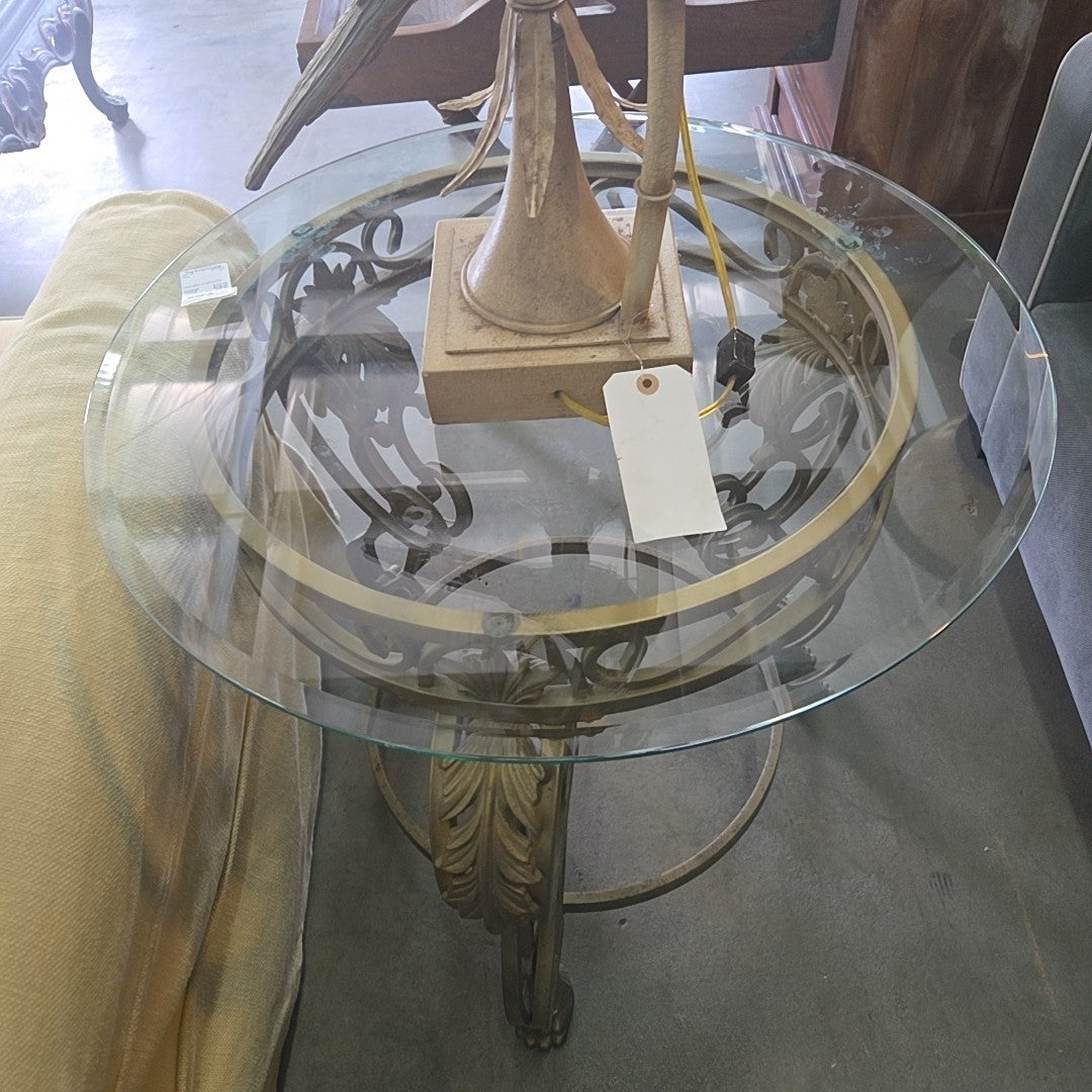 Glass table (small/round)