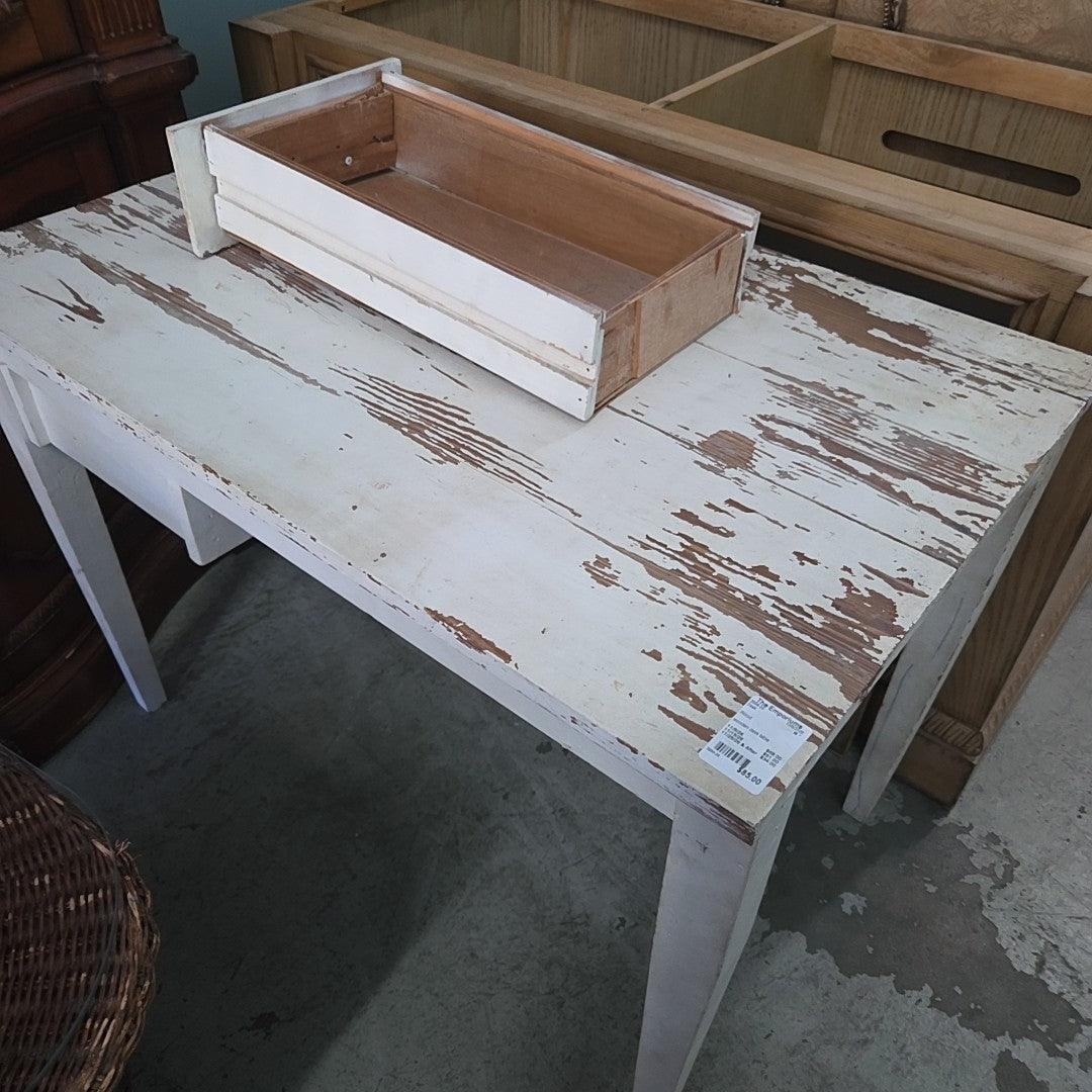 wooden desk table