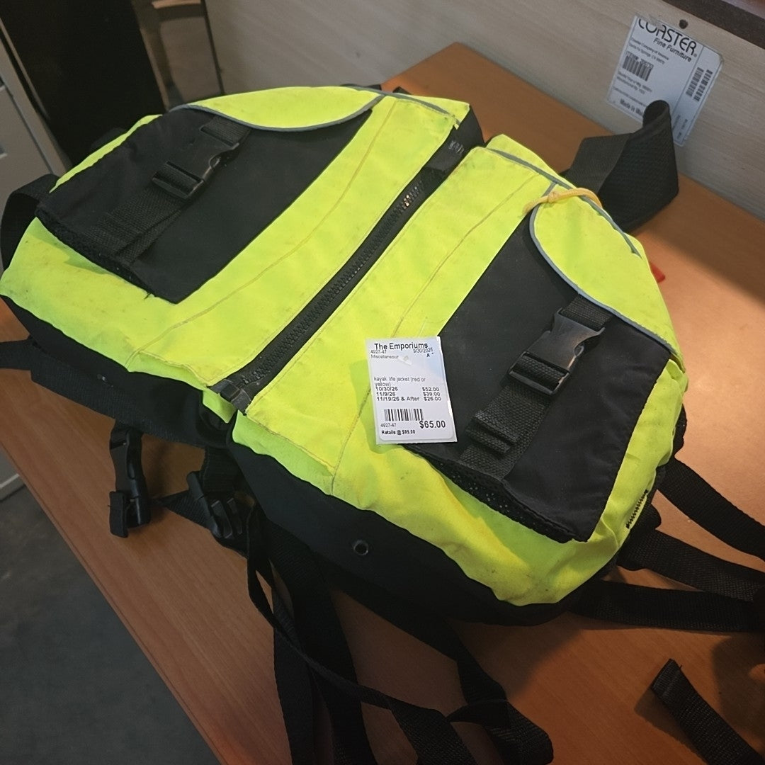 kayak life jacket