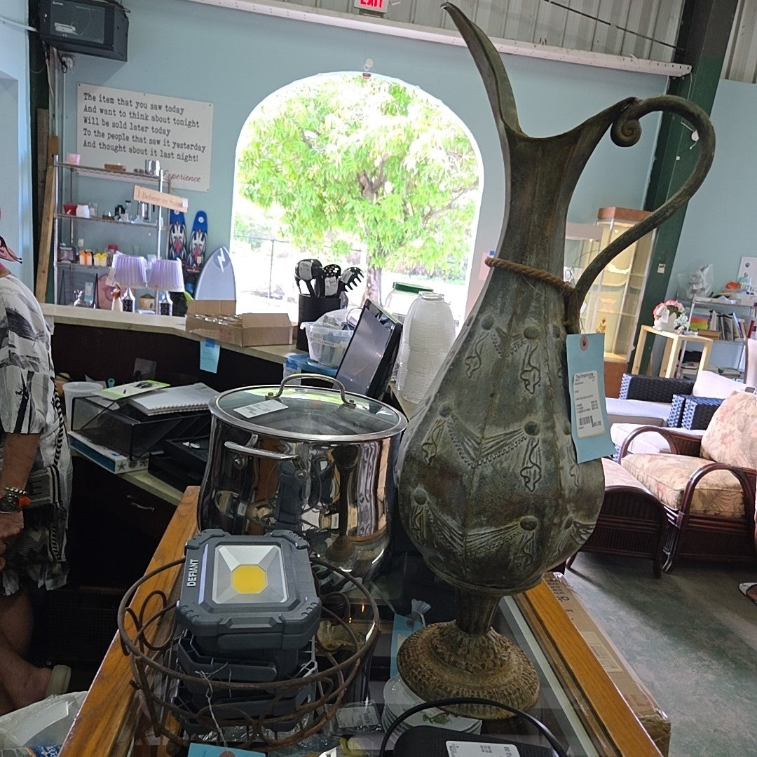 metal decorative pitcher