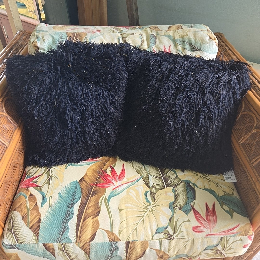 Faux fur pillow