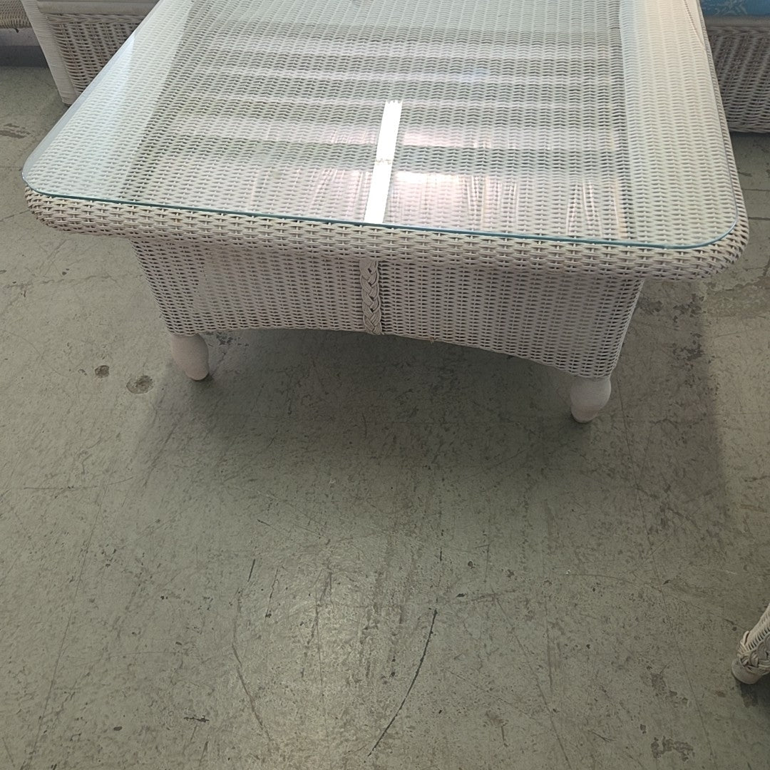 coffee table wicker