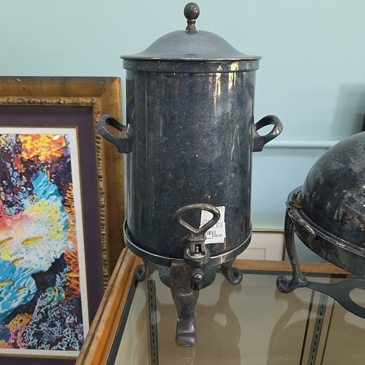 vintage silver plated coffee urn