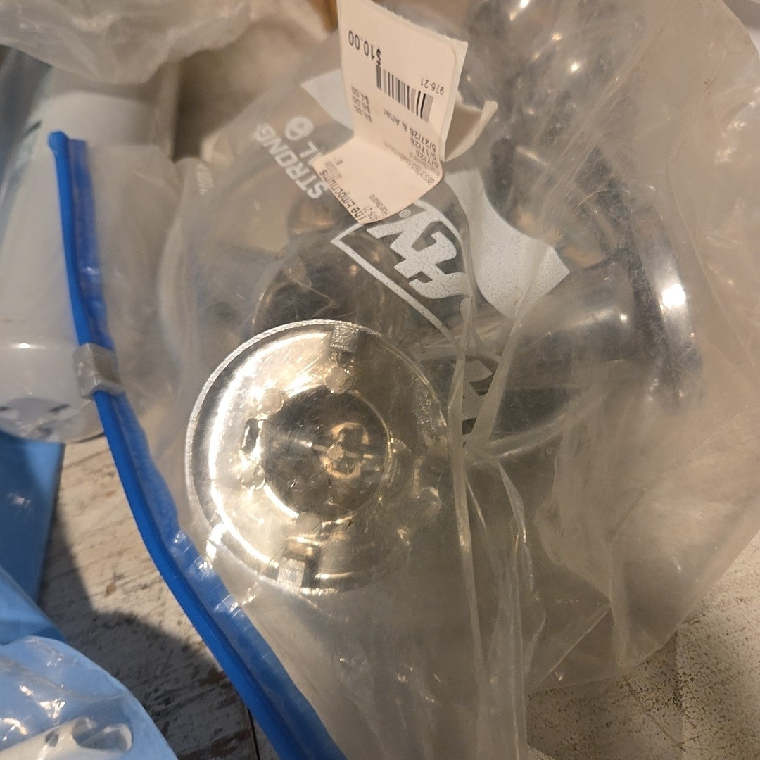 assorted bathroom hardware