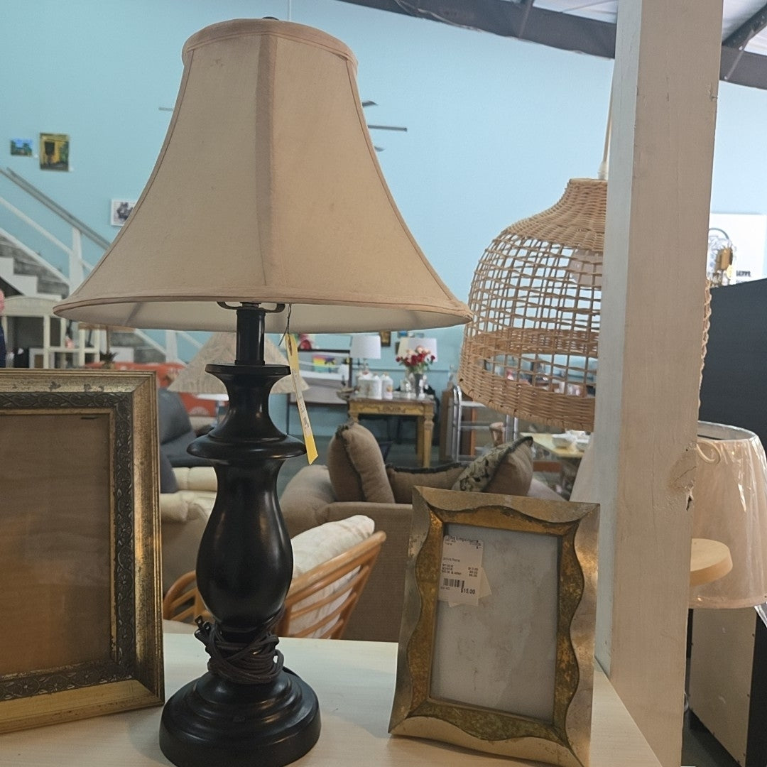 Wood Lamp with Shade