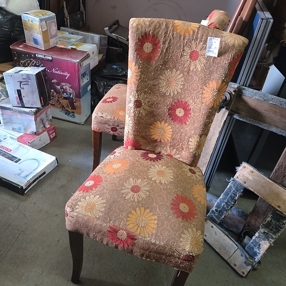 floral chair