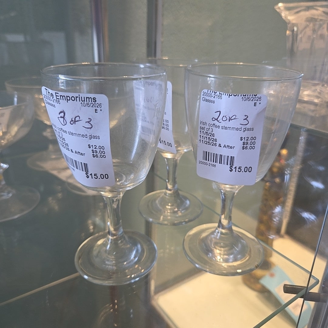 irish coffee stemmed glass