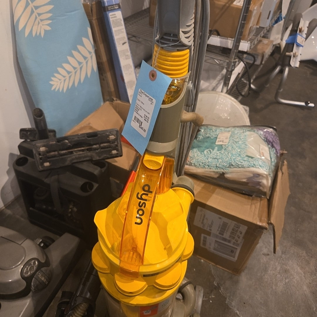 Dyson Yellow Vacuum with attachments