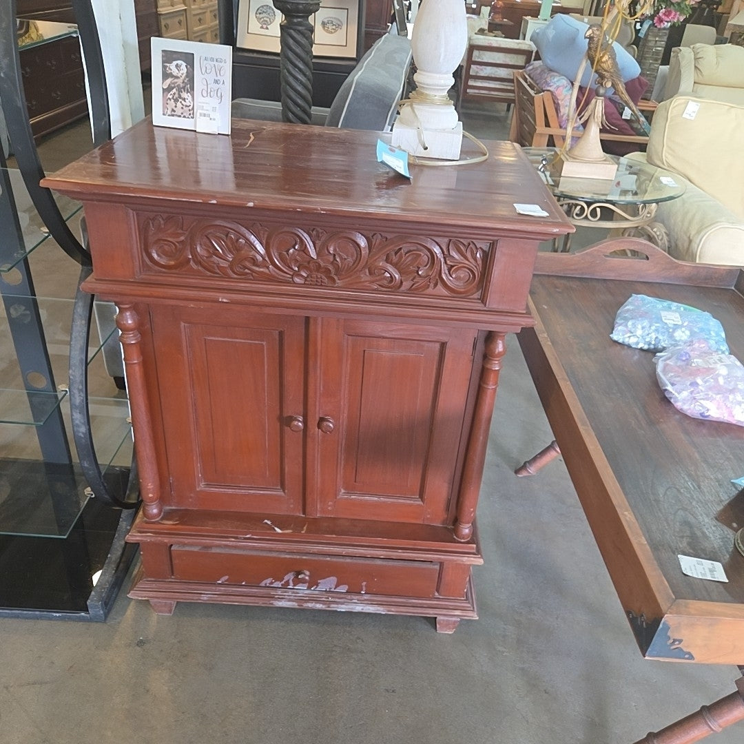 solid wood cabinet