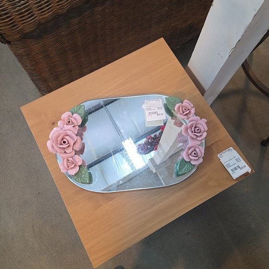 Floral mirror