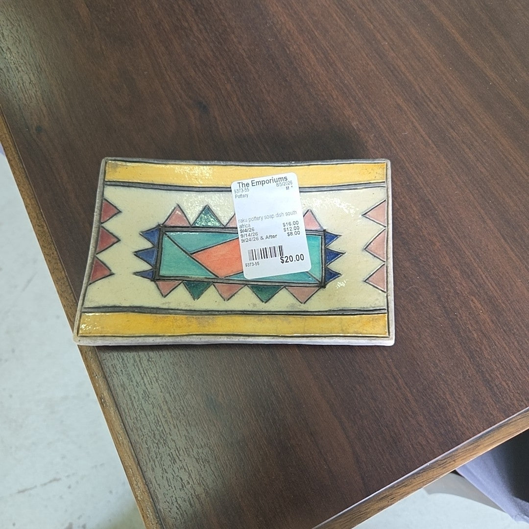 raku pottery soap dish south africa