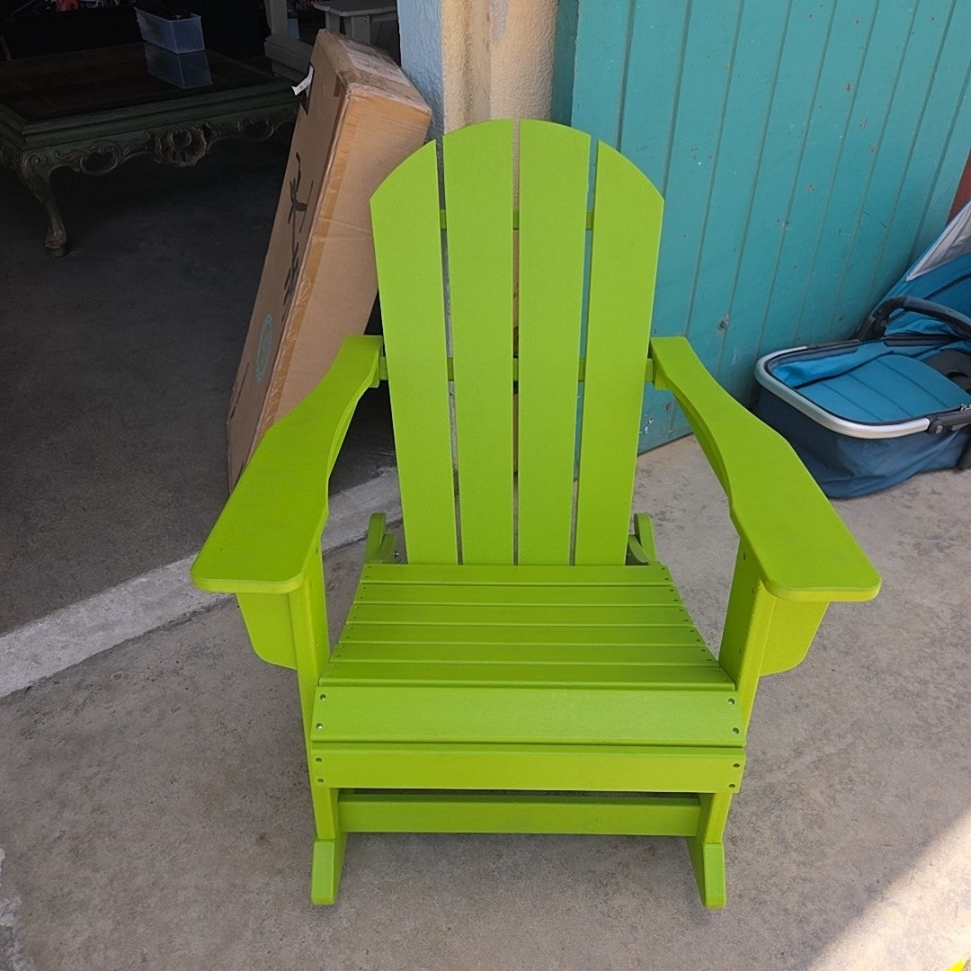 Adirondack Rocking Chair made out of HDPE