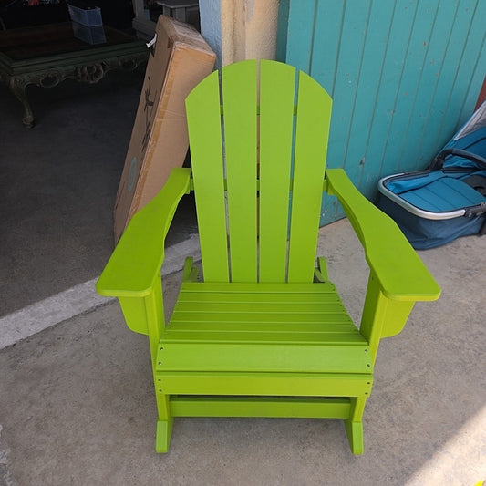 Adirondack Rocking Chair made out of HDPE