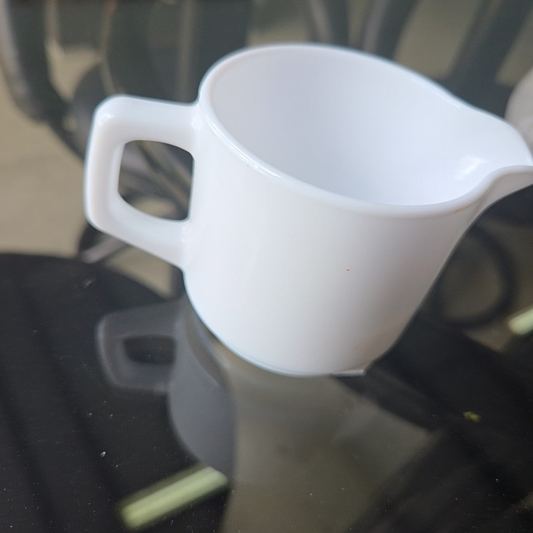 Mini white pitcher