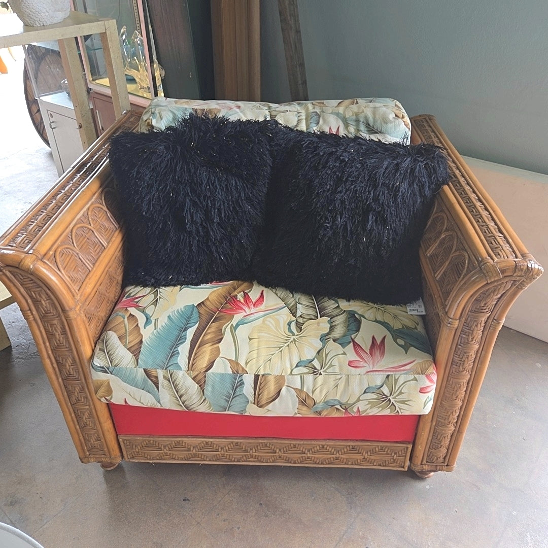 Faux fur pillow
