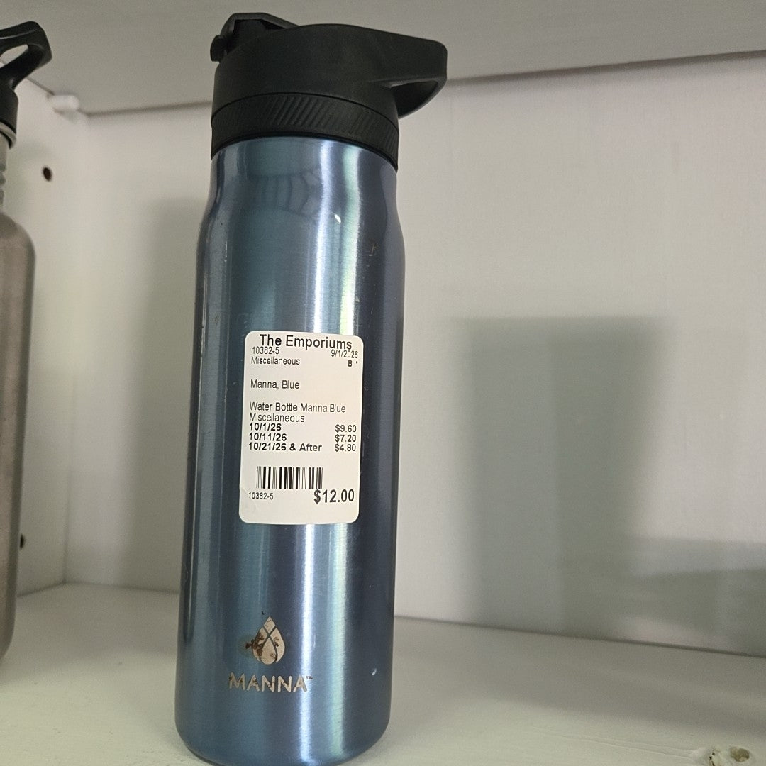 Water Bottle Manna Blue Miscellaneous