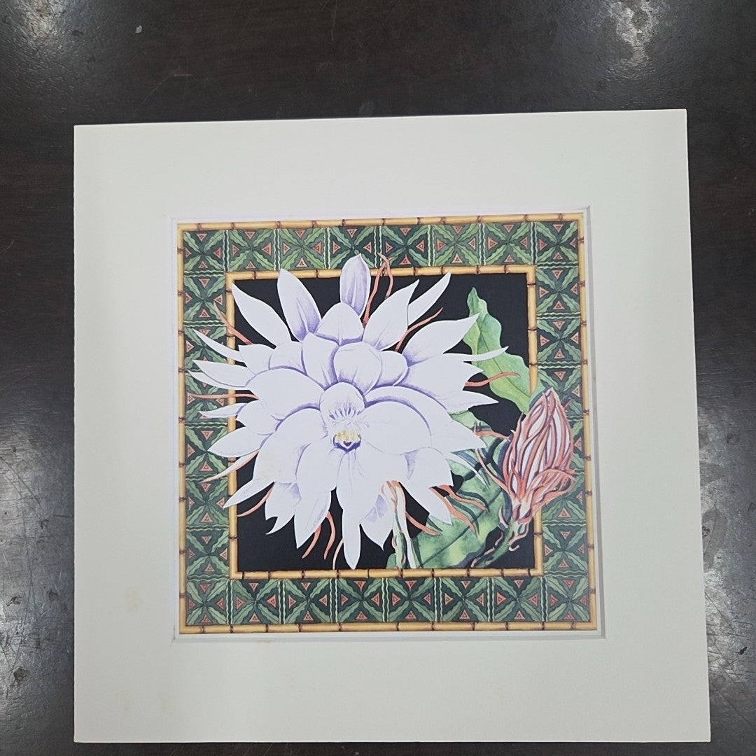Miscellaneous 9"x 9" square styrofoam matted Art Work