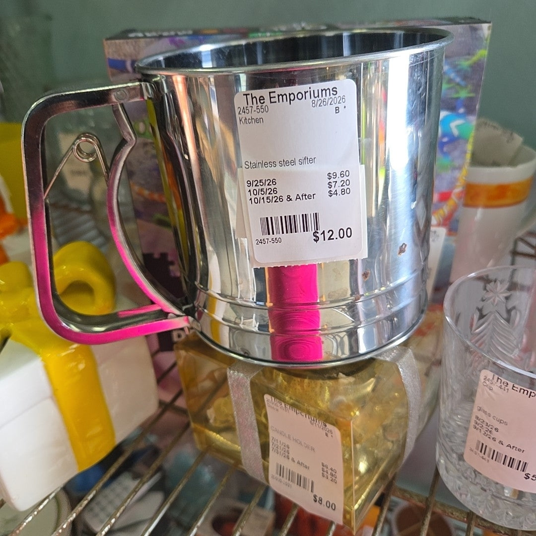 Stainless steel sifter