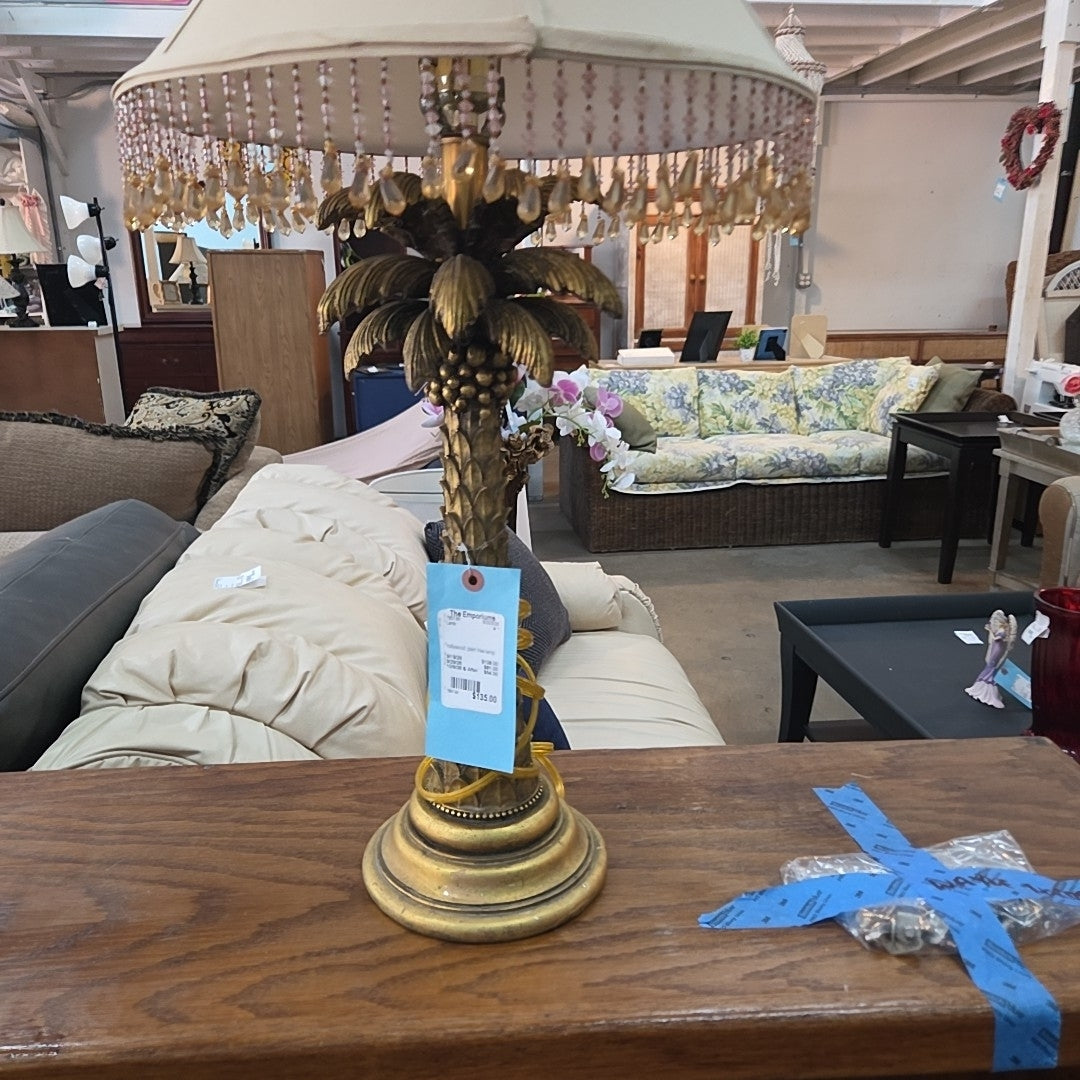 hollywood  plam tree lamp