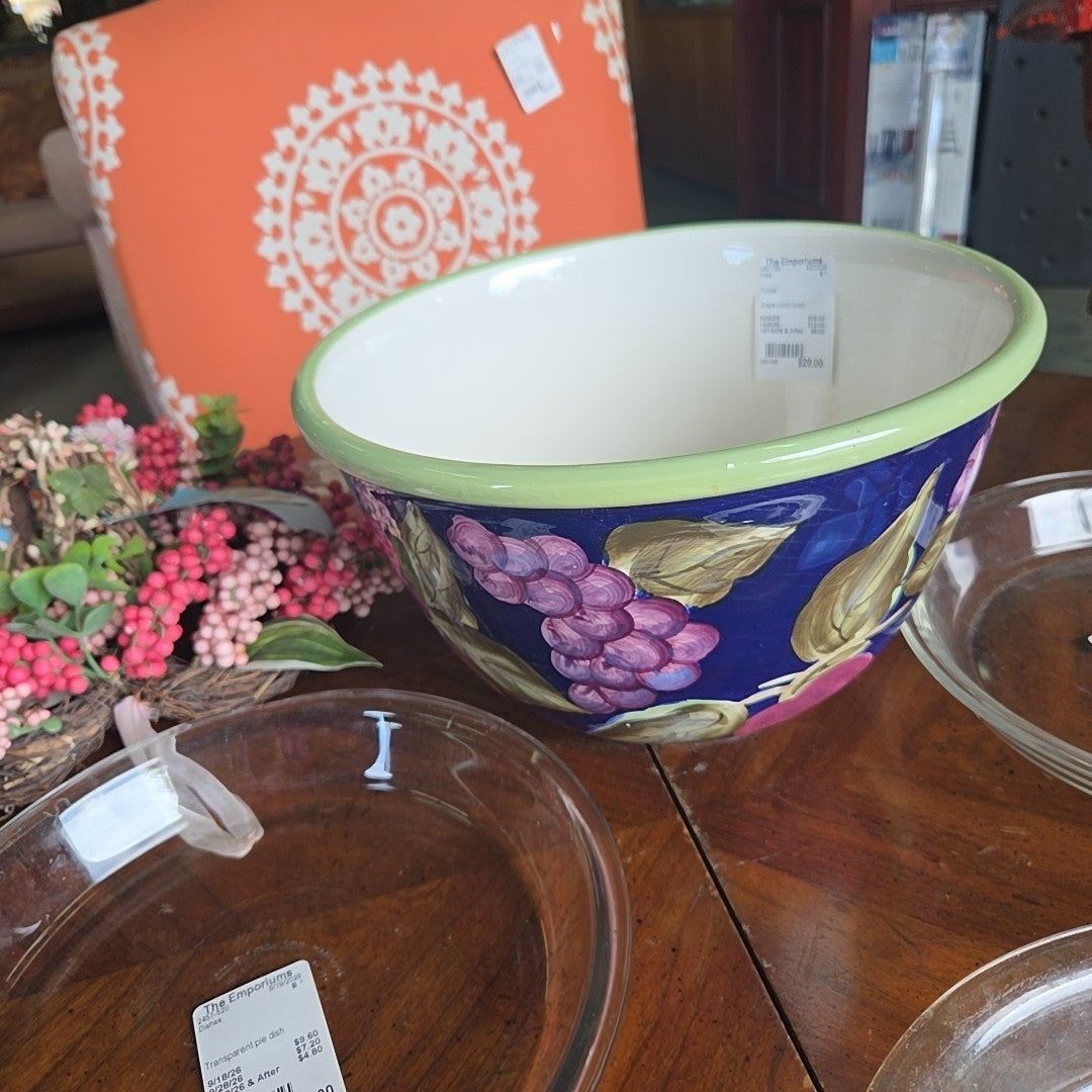 Grape punch bowl