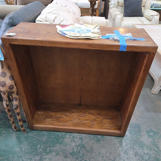 Wood overmantel dresser